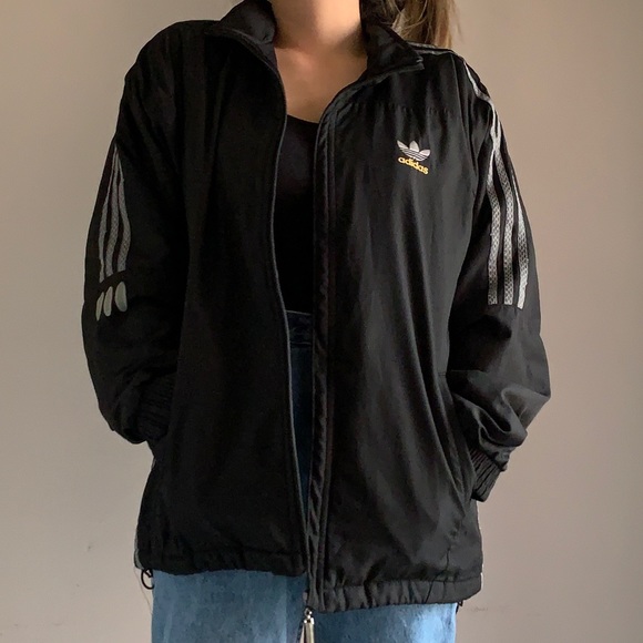 Vintage Adidas Fleece Lined Puffer Jacket - Picture 1 of 9